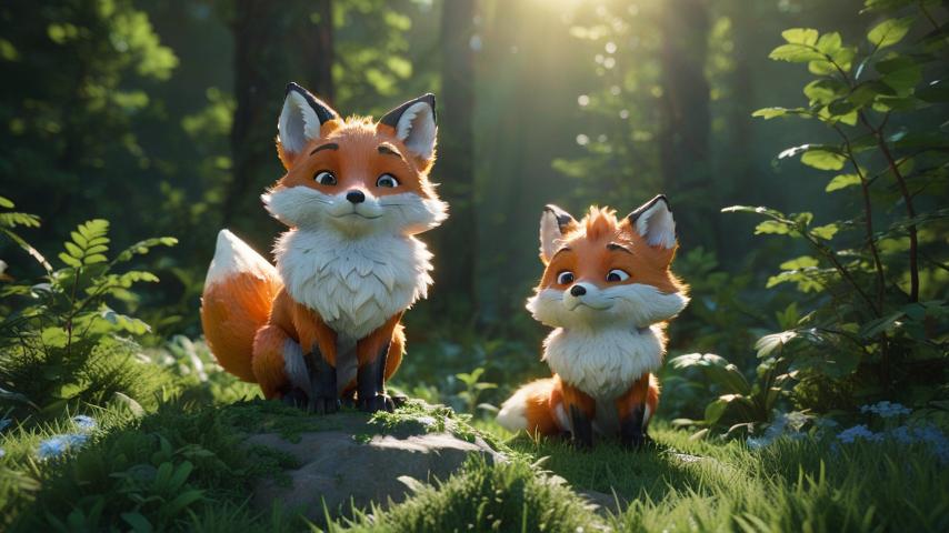 Little Fox's Journey of Five Senses